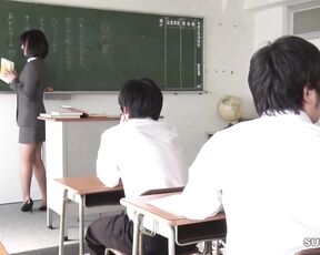 [Reducing Mosaic]DVAJ-056 Teacher Gangbang Re Nagasawa Elina