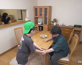 [Reducing Mosaic]NHDTC-148 A Devilish Mistress Disguised As A Nephew. Even Though His Wife Was There He Secretly Inserted His Penis Through The Gap In His Shorts And Got So Excited That He Ended