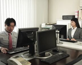 MIKR-071 My Ab-Riding Female Boss Kaho Shirahama Whispers Dirty Talk And Rapid Nipple Play To Train Me To Become A Cum-Slave