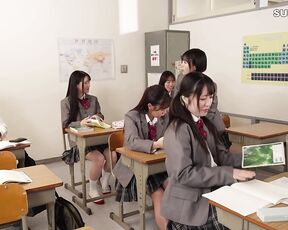 [Reducing Mosaic]HUNTC-485 “Are You Brave Enough To Ejaculate In These your Pants ” “What Here ” A Little Devil Classmate Seeking Thrills And Dangerous Play During Class During Recess… She Deman