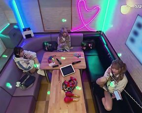 [Reducing Mosaic]NSODN-005 A Trio Of Beautiful Girls Are Annoying Customers Who Hang Out At A Karaoke Booth Every Day. An Enraged Karaoke Bar Staff Member Puts Them To Sleep And R s Them Raw Unt
