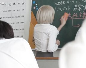 [Reducing Mosaic]AKDL-341 [Our Hole] Blonde Transfer Student And Silent Sex C-4 Haruno Ando Haruno