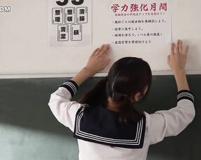 [Reducing Mosaic]HUNTC-396 Violating School Rules Is Collective Responsibility A Boy Does It On Purpose And As Punishment Both Boys And Girls Have To Come To School Half-naked With Their Lower H