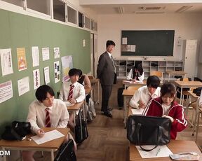 [Reducing Mosaic]HUNTC-396 Violating School Rules Is Collective Responsibility A Boy Does It On Purpose And As Punishment Both Boys And Girls Have To Come To School Half-naked With Their Lower H