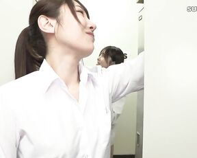 [Reducing Mosaic]HUNTC-401 The Gap Behind The School Lockers Is Our Sex Spot We Were Having Sex In Secret But We Got Caught And Had Sex With The Frustrated Girls Who Were Watching Us 2