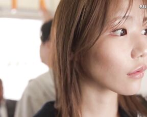 [Reducing Mosaic]SNOS-146 Watanabe Hono Whose Unusually Long Limbs Peeking Out From Her Uniform And Her Extraordinary 170cm Height Are Exposed To Molestation In Public