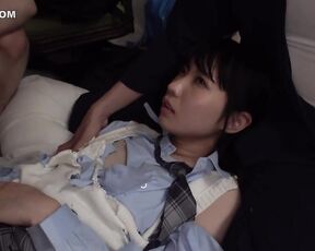 [Reducing Mosaic]MKON-094 Nana Kisaki Who Likes Cleanliness Was Caught By The Creepy And Filthy Manager Of The Boys Dormitory And Was Defiled Until She Fell Apart Then Was Creampied By The Boys 